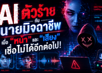 เมื่อ AI กลายเป็นมือขวามิจฉาชีพ: Phishing ยุคใหม่ที่เนี้ยบกริบจนแยกไม่ออก