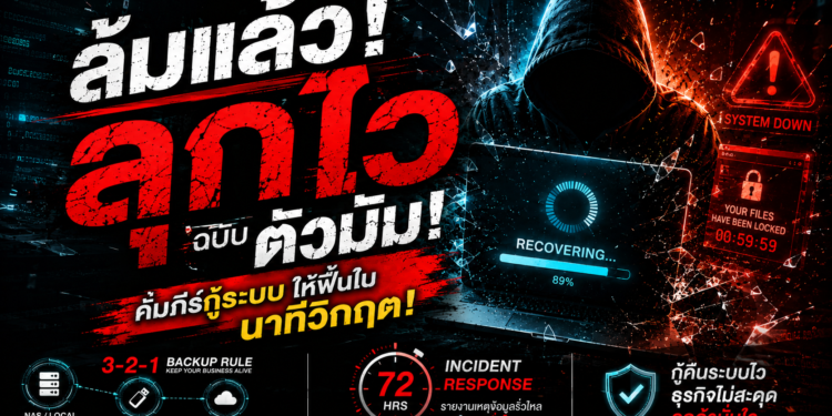 ล้มแล้วลุกไวฉบับตัวมัม: คัมภีร์กู้ระบบให้ฟื้นในนาทีวิกฤต!