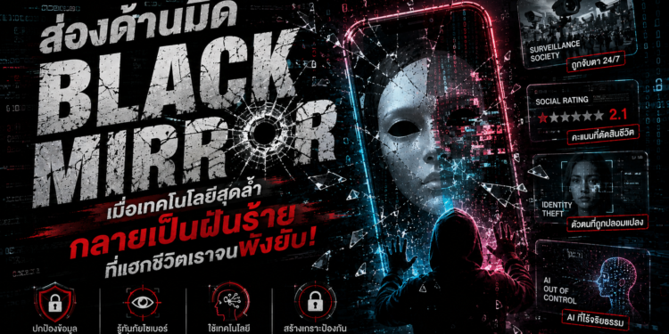 ส่องด้านมืด Black Mirror: เมื่อเทคโนโลยีสุดล้ำกลายเป็นฝันร้ายที่แฮกชีวิตเราจนพังยับ