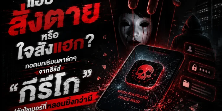 แอปสั่งตายหรือใจสั่งแฮก? ถอดบทเรียนดาร์กๆ จากซีรีส์ “กีรีโก” สู่ภัยไซเบอร์ที่หลอนยิ่งกว่าผี